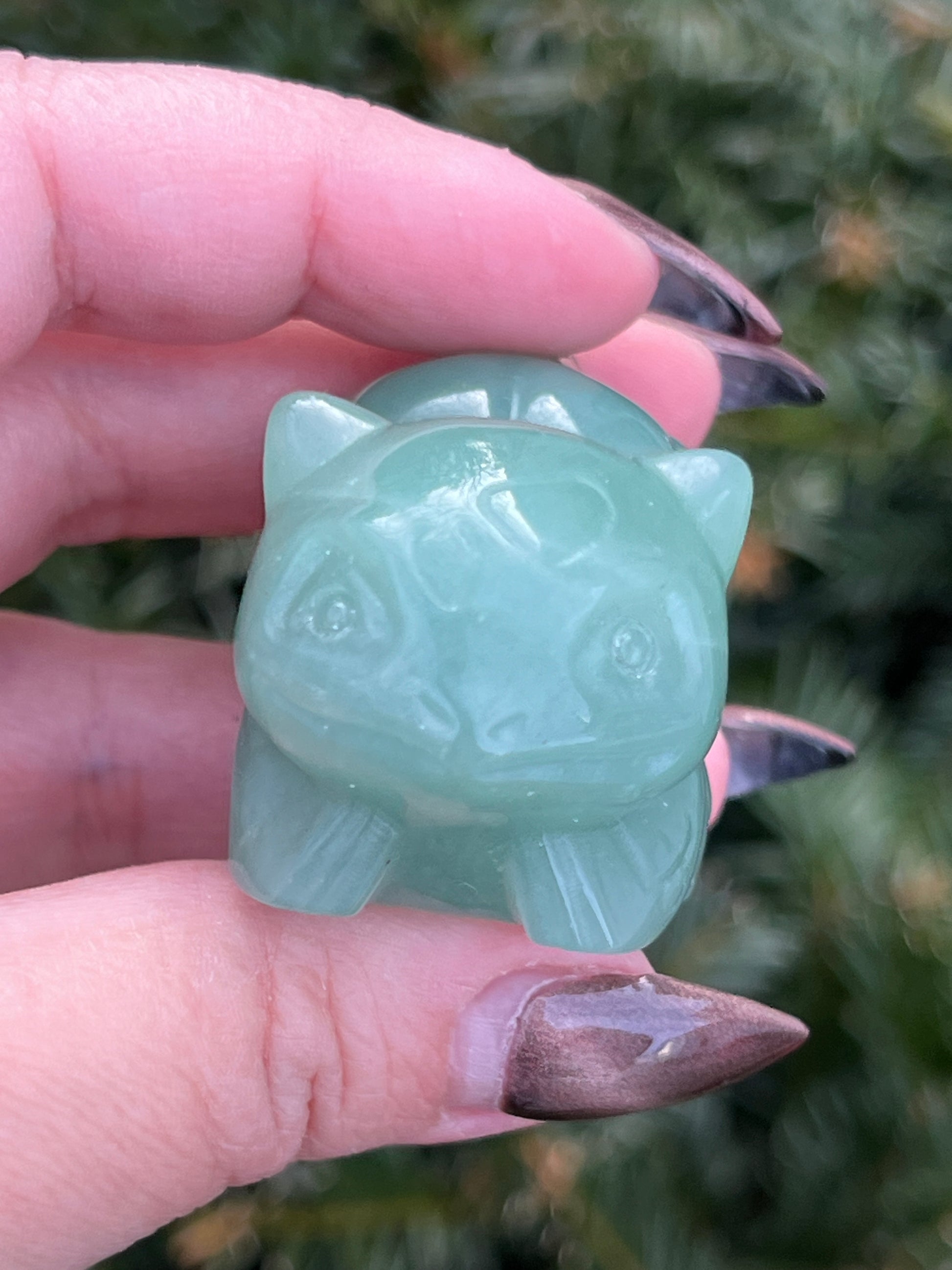 Green Aventurine Bulbasaur || Intuitively Chosen Crystal Pokèmon image 6