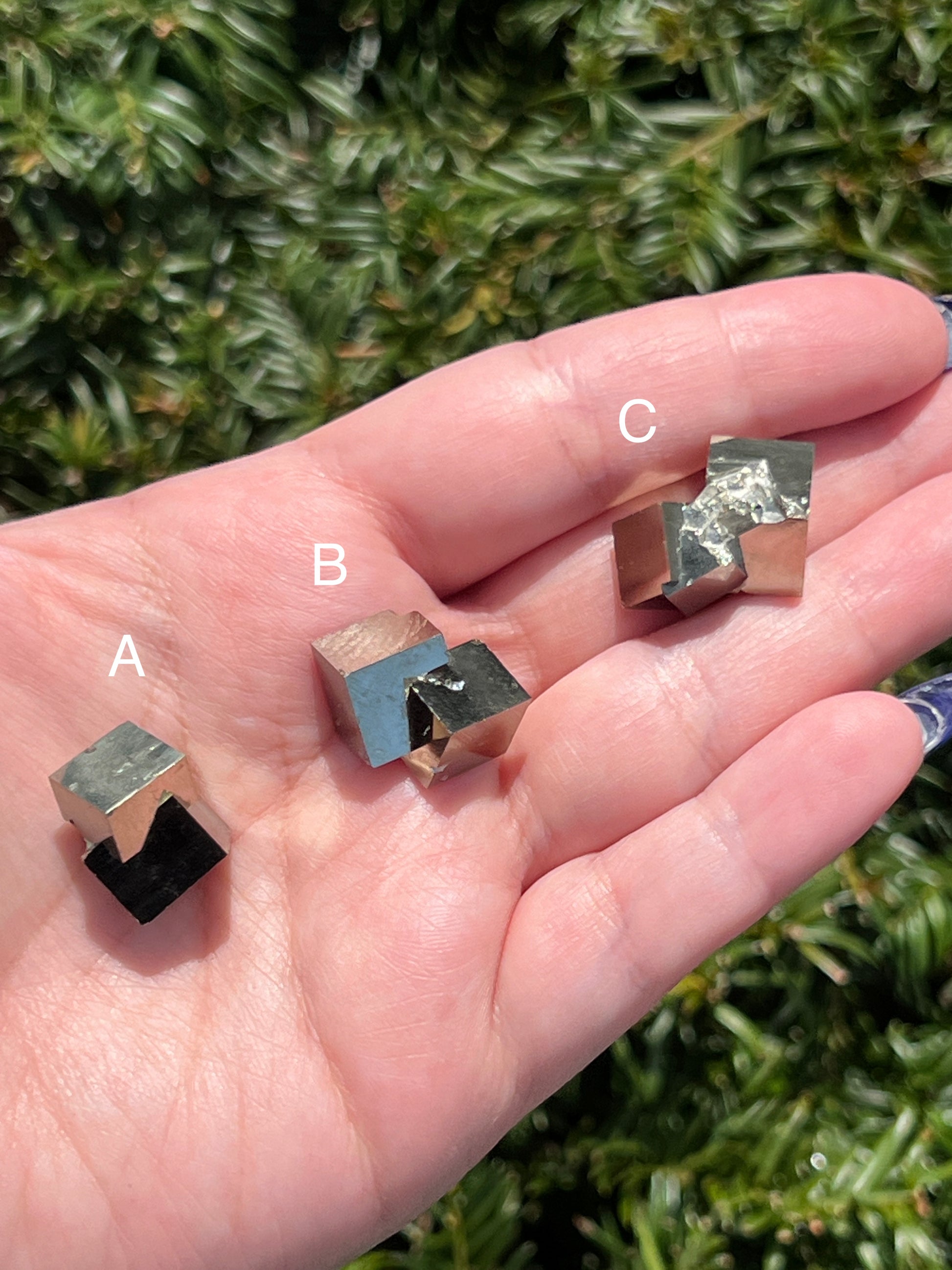 Pyrite Cube Clusters || Intergrowth Pyrite || Choose Your Own Crystal! image 1