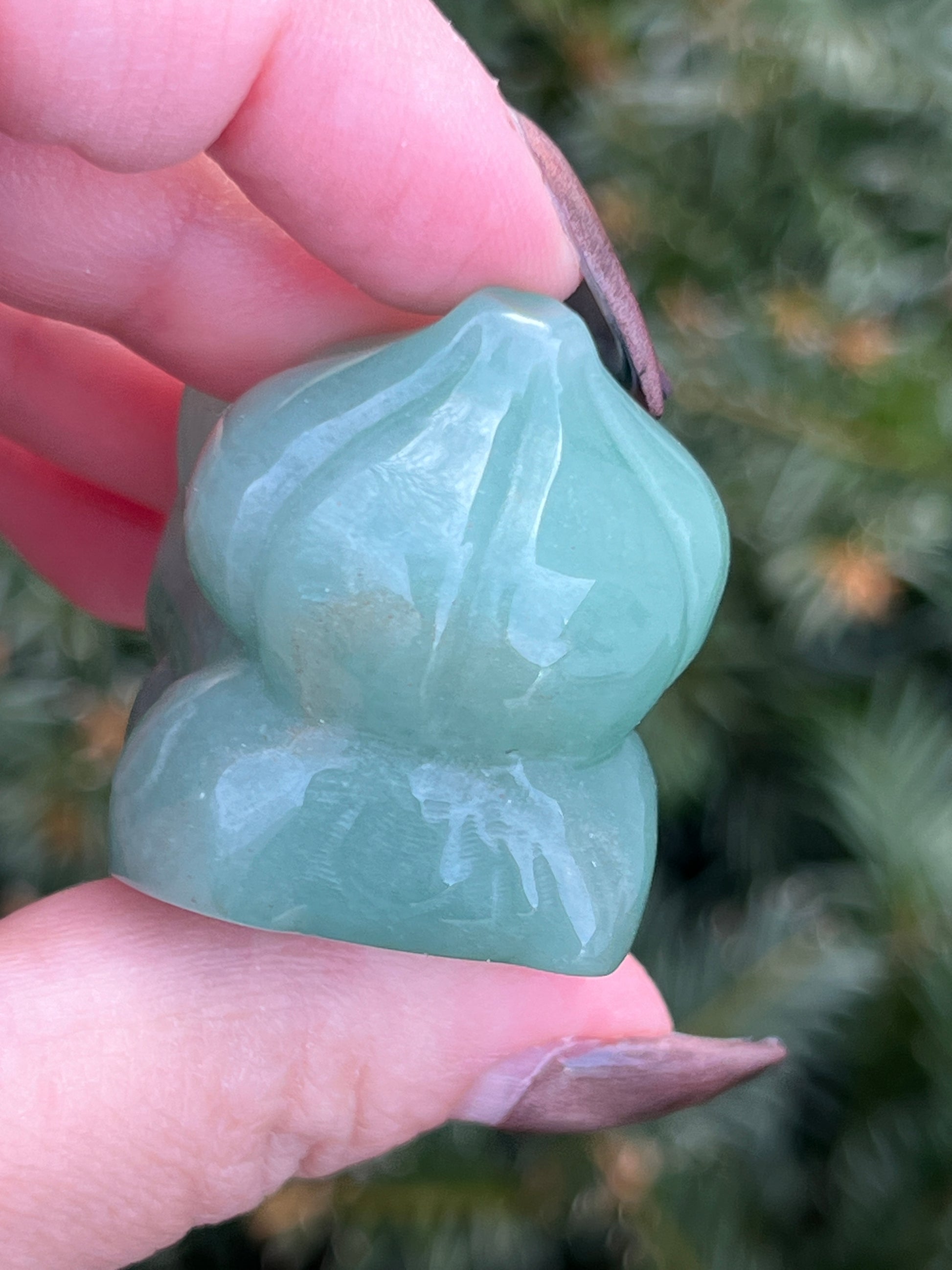 Green Aventurine Bulbasaur || Intuitively Chosen Crystal Pokèmon image 3